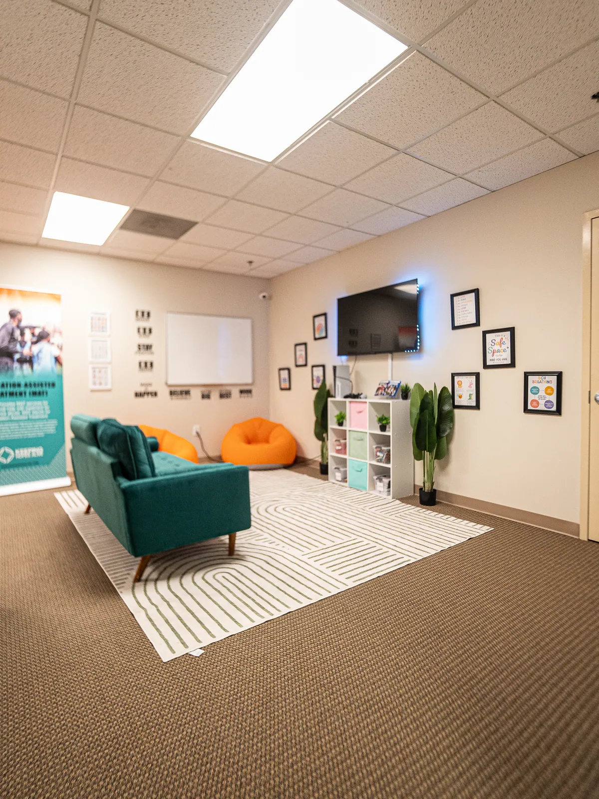 The family lounge at the KHA clinic