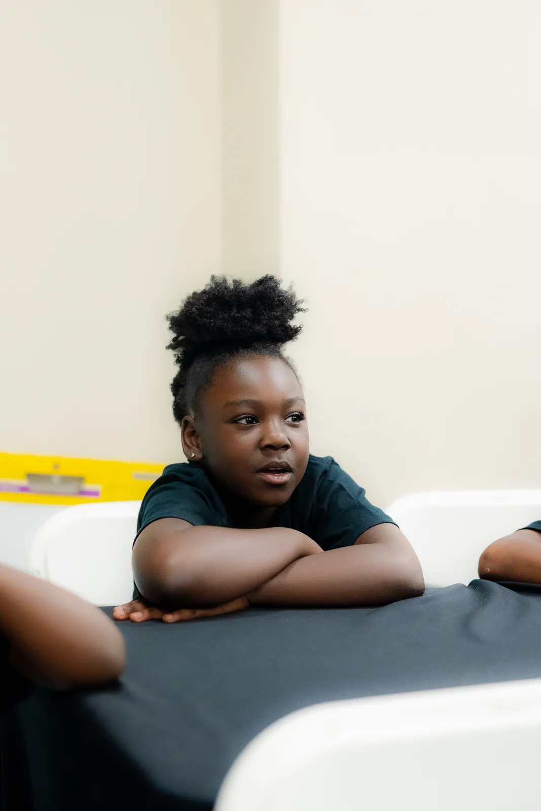 A thoughtful KHA youth at the DGTL studio